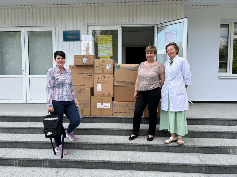 Медична гуманітарна допомога вже використовується на благо українців!